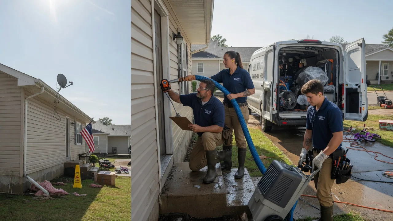 Ceiling Water Damage Restoration in Maryville, IL near me